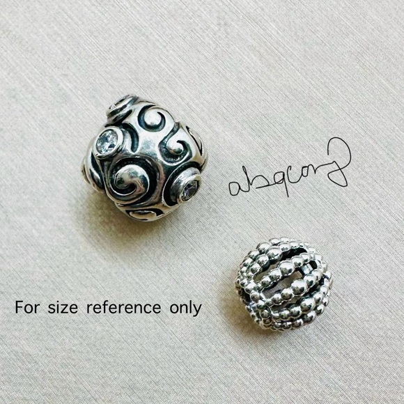 EUC Pandora 790869CZ Sterling Silver Large Day Dream Charm w/ Clear Zirconia - Picture 13 of 13